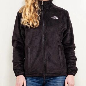 The North Face Osito Black Fleece Jacket Size: M Full Zip Sherpa Fuzzy